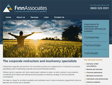 Tablet Screenshot of finnassociates.com